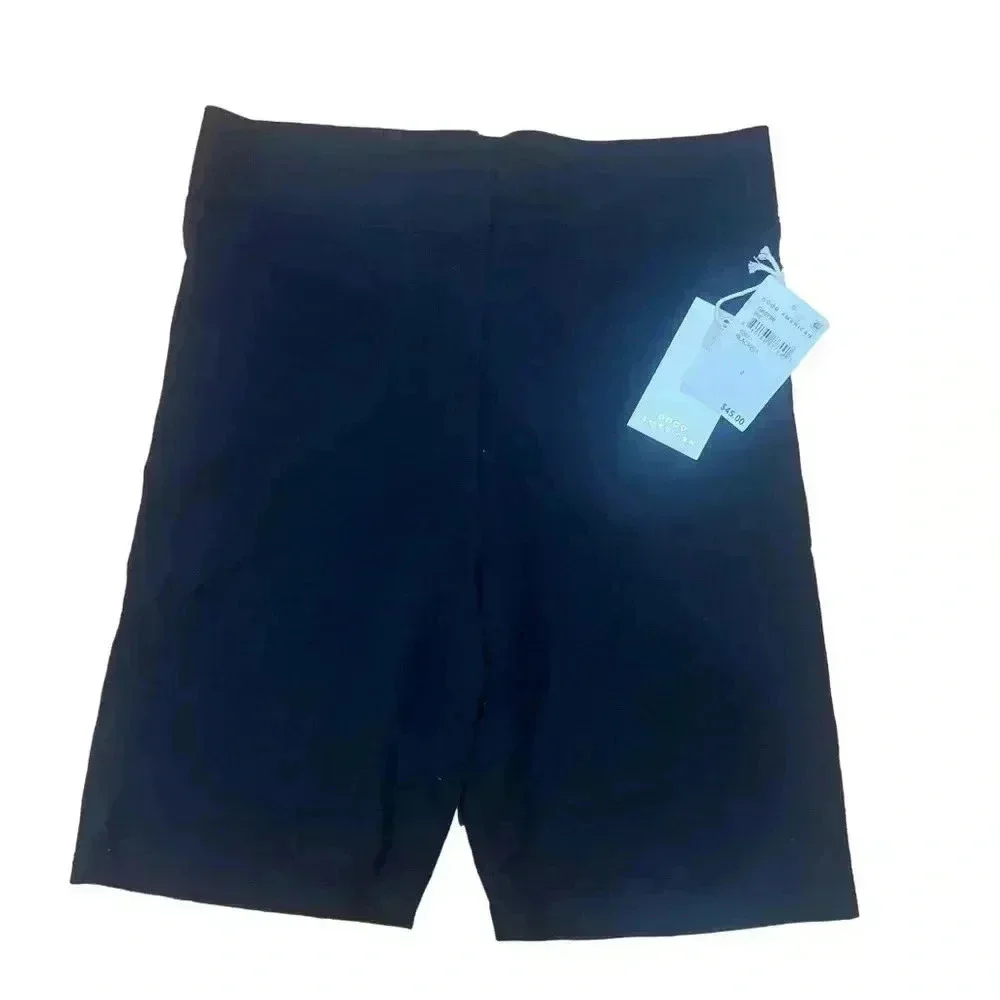 Good American Essential Bike Shorts Black Size 2 NWT - Picture 3 of 5